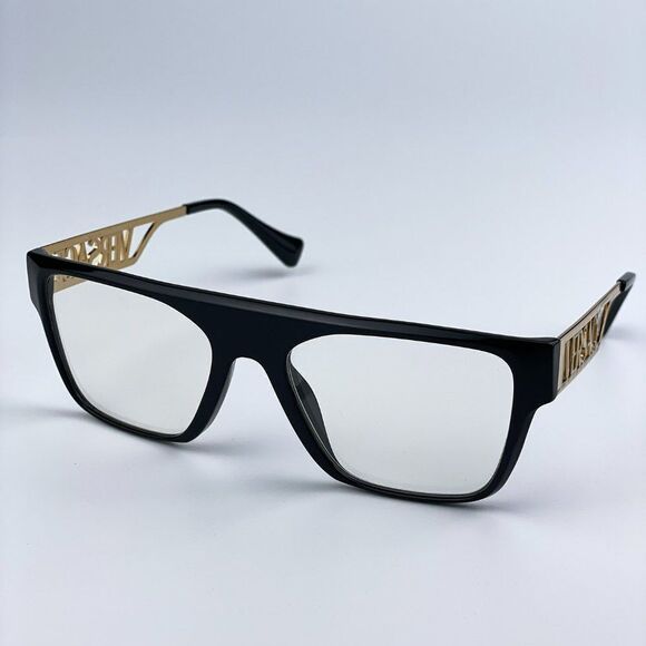 NEW Versace VE3326U GB1 Black Gold Square Unisex Eyeglasses - Picture 4 of 9